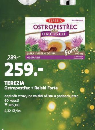 TEREZIA OSTROPESTEC + REISHI FORTE