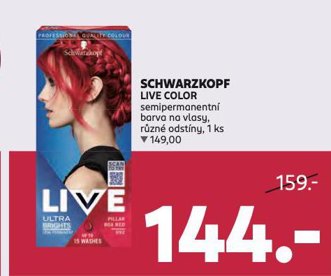 SCHWARZKOPF LIVE COLOR SEMIPERMANENTN BARVA NA VLASY