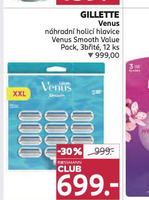 GILLETTE VENUS NHRADN HLAVICE