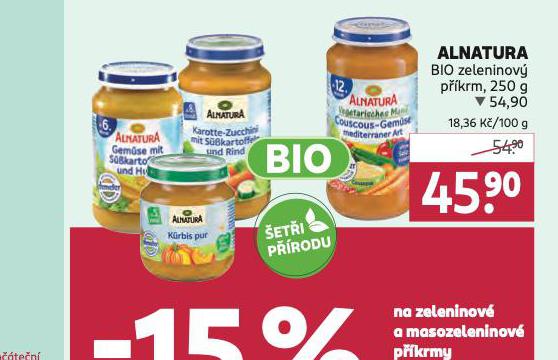 ALNATURA BIO ZELENINOV PKRM