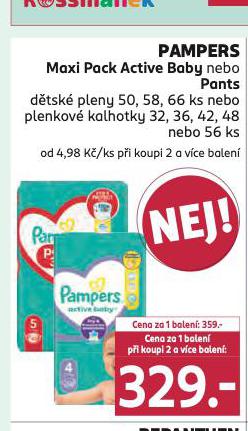 PAMPERS DTSK PLENKY