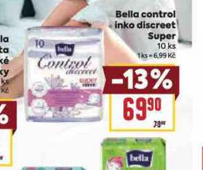 BEDLLA CONTROL INKO DISCREET SUPER