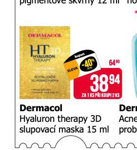 DERMACOL SLUPOVAC MASKA