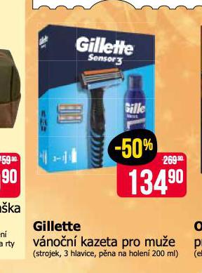 GILLETTE VNON KAZETA PRO MUE