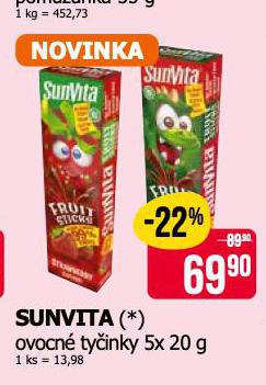 SUNVITA OVOCN TYINKY