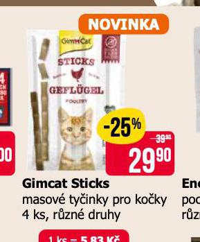 GIMCAT STICKS MASOV TYINKY PRO KOKY