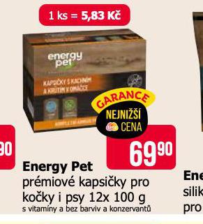 ENERGY PET PRMIOV KAPSIKY PRO KOKY