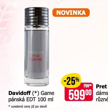 DAVIDOFF GAME PNSK EDT