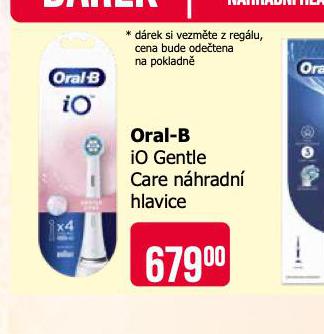 ORAL-B IO GENTLE CARE NHRADN HLAVICE