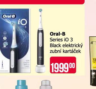 ORAL-B SERIES IO 3 BLACK ELEKTRICK ZUBN KARTEK