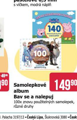 SAMOLEPKOV ALBUM BAV SE A NALEPUJ