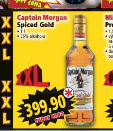 CAPTAIN MORGAN SPICED GOLD