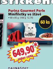 PURINA GOURMET PERLE MINIFILETKY VE V