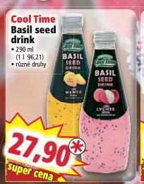 COOL TIME BASIL SEED DRINK