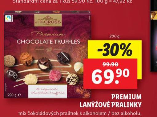 PREMIUM LANݎOV PRALINKY