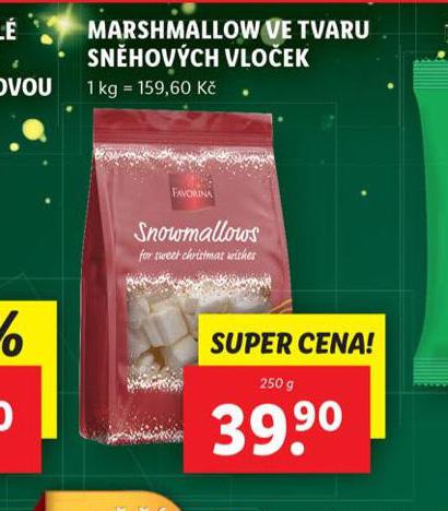 MARSHMALLOW VE TVARU SNHOVCH VLOEK