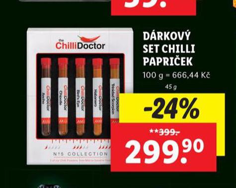 DRKOV SET CHILLI PAPRIEK