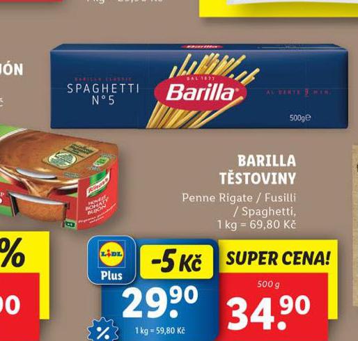 BARILLA TSTOVINY