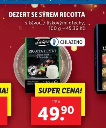 DEZERT SE SREM RICOTTA