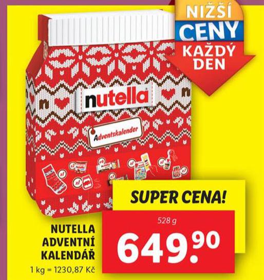 NUTELLA ADVENTN KALEND