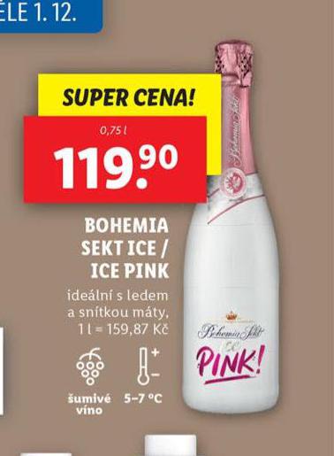 BOHEMIA SEKT ICE / ICE PINK