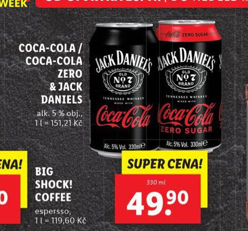 COCA-COLA & JACK DANIELS