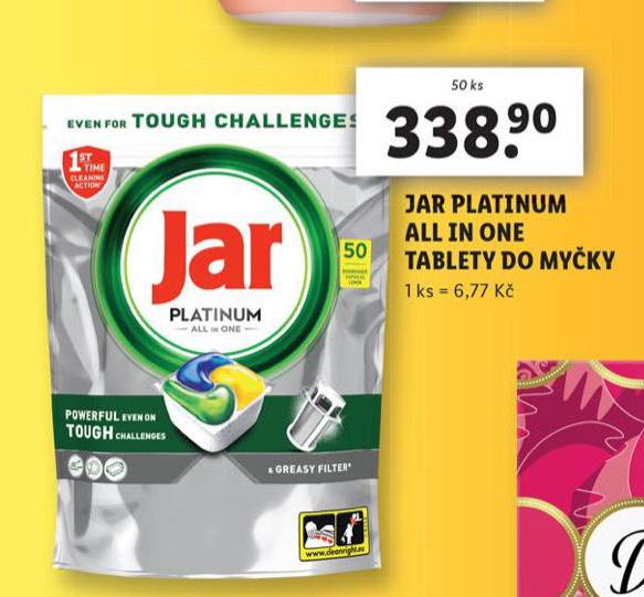 JAR PLATINUM PLUS ALL IN ONE TABLETY DO MYKY