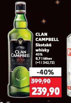 CLAN CAMPBELL SKOTSK WHISKY