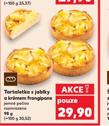 TARTALETKY S JABLKY A KRMEM FRANGIPANE