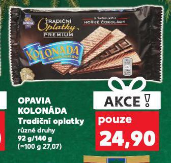 OPAVIA KOLONDA TRADIN OPLATKY