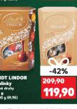 LINDT LINDOR PRALINKY