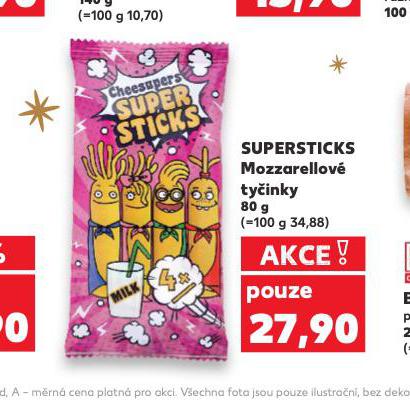 SUPERSTICKS MOZZARELLOV TYINKY