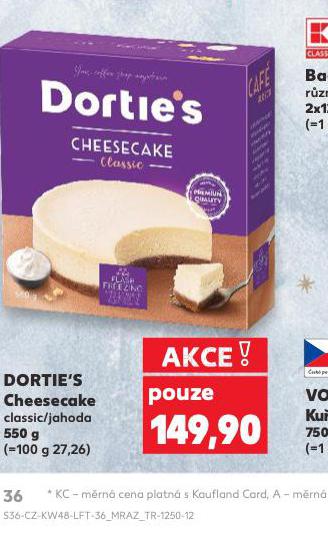 DORTIES CHEESECAKE