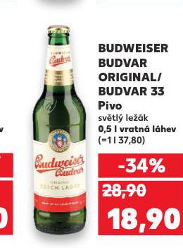 PIVO BUDVAR 33