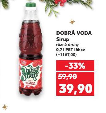 DOBR VODA SIRUP