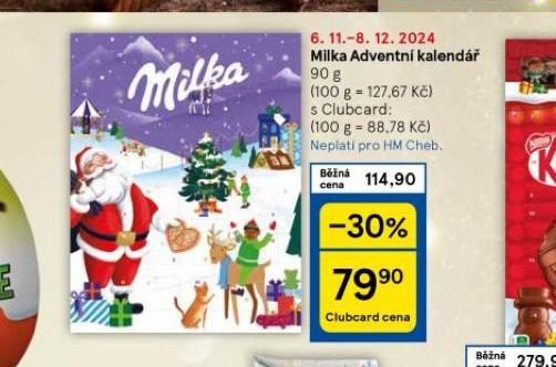 MILKA ADVENTN KALEND