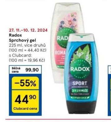 RADOX SPRCHOV GEL