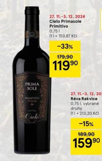 CIELO PRIMASOLE PRIMITIVO