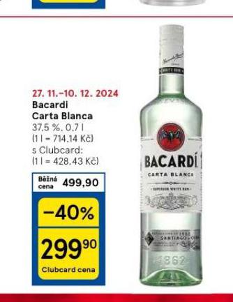 BACARDI CARTA BLANCA