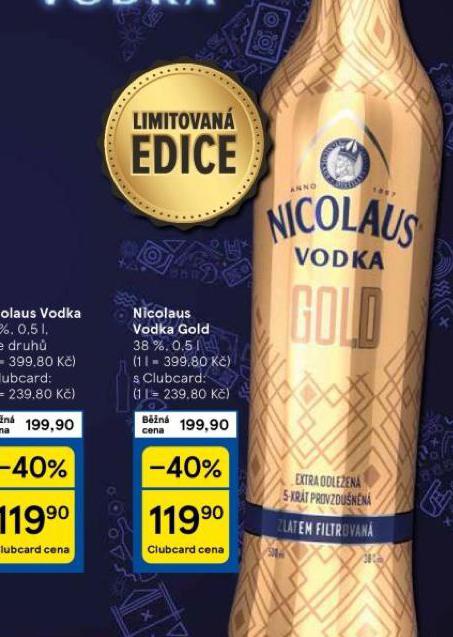 NICOLAUS VODKA GOLD