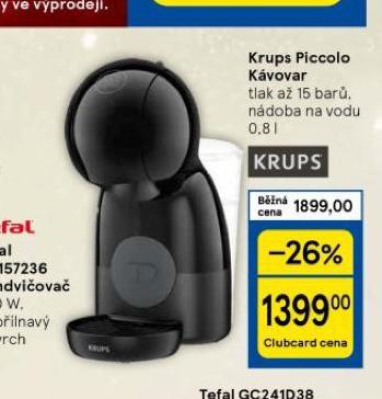 KRUPS PICCOLO KVOVAR