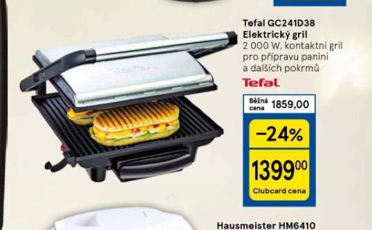 TEFAL ELRKTRICK GRIL