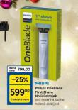 PHILIPS ONEBLADE FIRST SHAVE HOLIC STROJEK