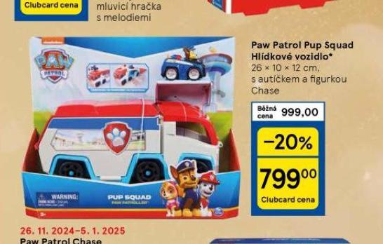 PAW PATROL PUP SQUAD HLDKOV VOZIDLO