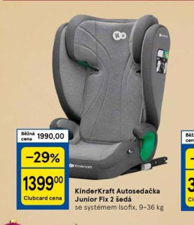 KINDERKRAFT AUTOSEDAKA JUNIOR FIX 2 ED