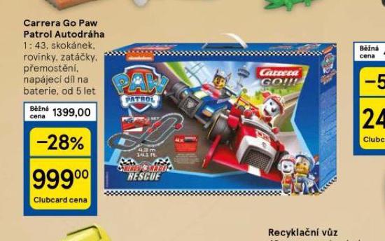 CARRERA GO PAW PATROL AUTODRHA