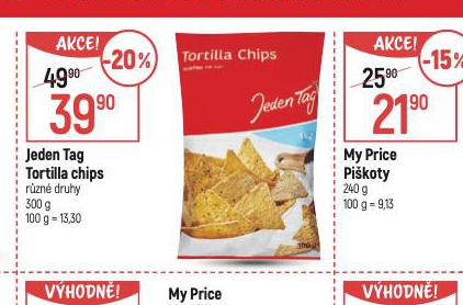 JEDEN TAG TORTILLA CHIPS