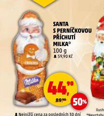 SANTA S PERNKOVOU PCHUT MILKA