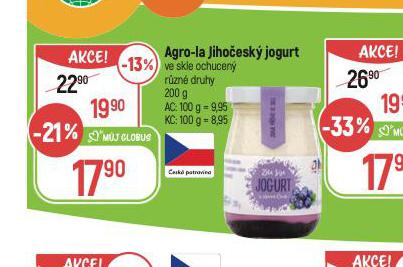 AGRO-LA JIHOESK JOGURT VE SKLE OCHUCEN