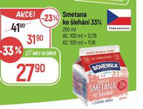 SMETANA KE LEHN 33%